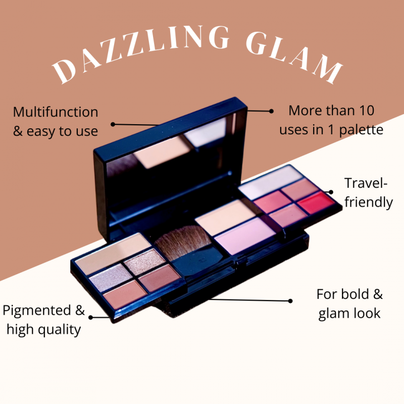 5.5 LABOUR DAY SALE DAZZLING GLAM MAKEUP KIT